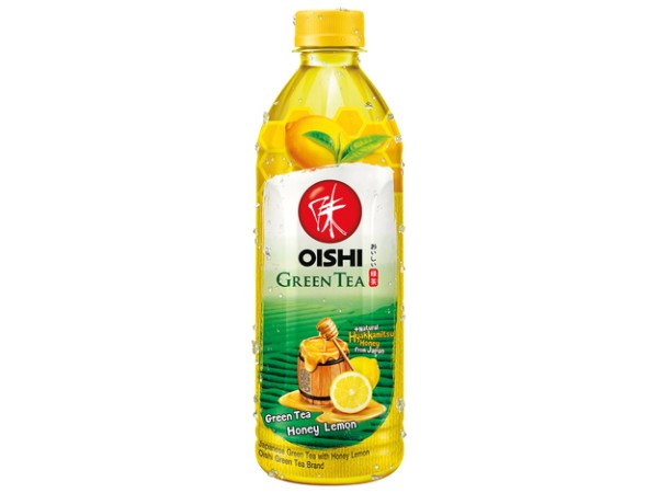 Tee grün Honig-Zitrone OISHI Fl 500ml
