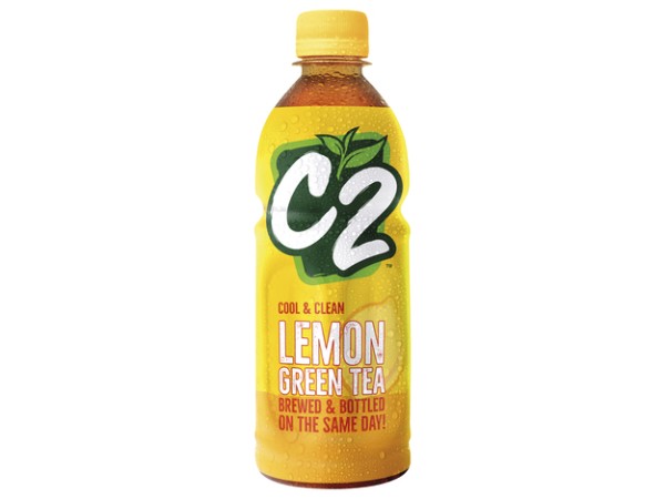 C2 Grüner Tee-Getränk mit Zitrone 500 ml